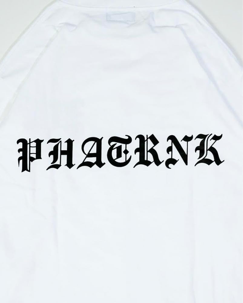 ファットランク ロンＴ 長袖 バックビッグプリント Old\"P\"ロゴ ホワイト PHATRNK ファットランク 長袖 Tシャツ ロンT ロングスリーブ